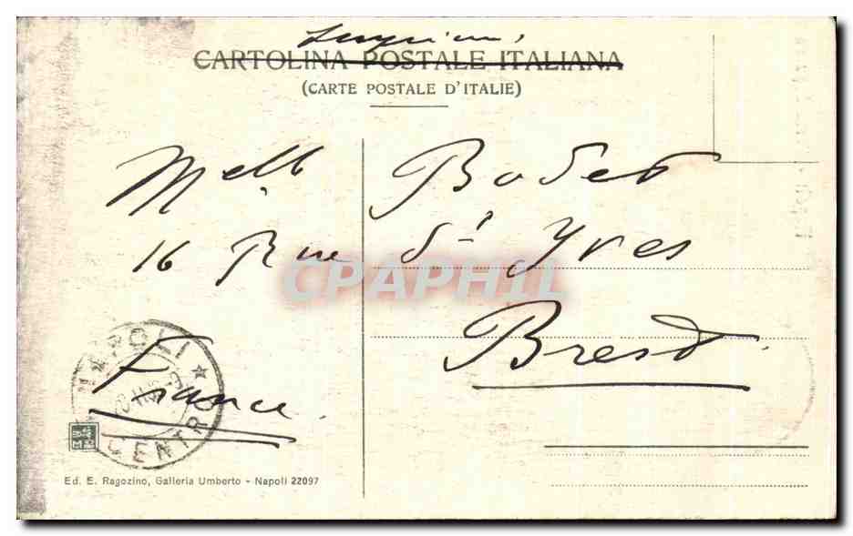 CPA Napoli Porta Capuana — Verso