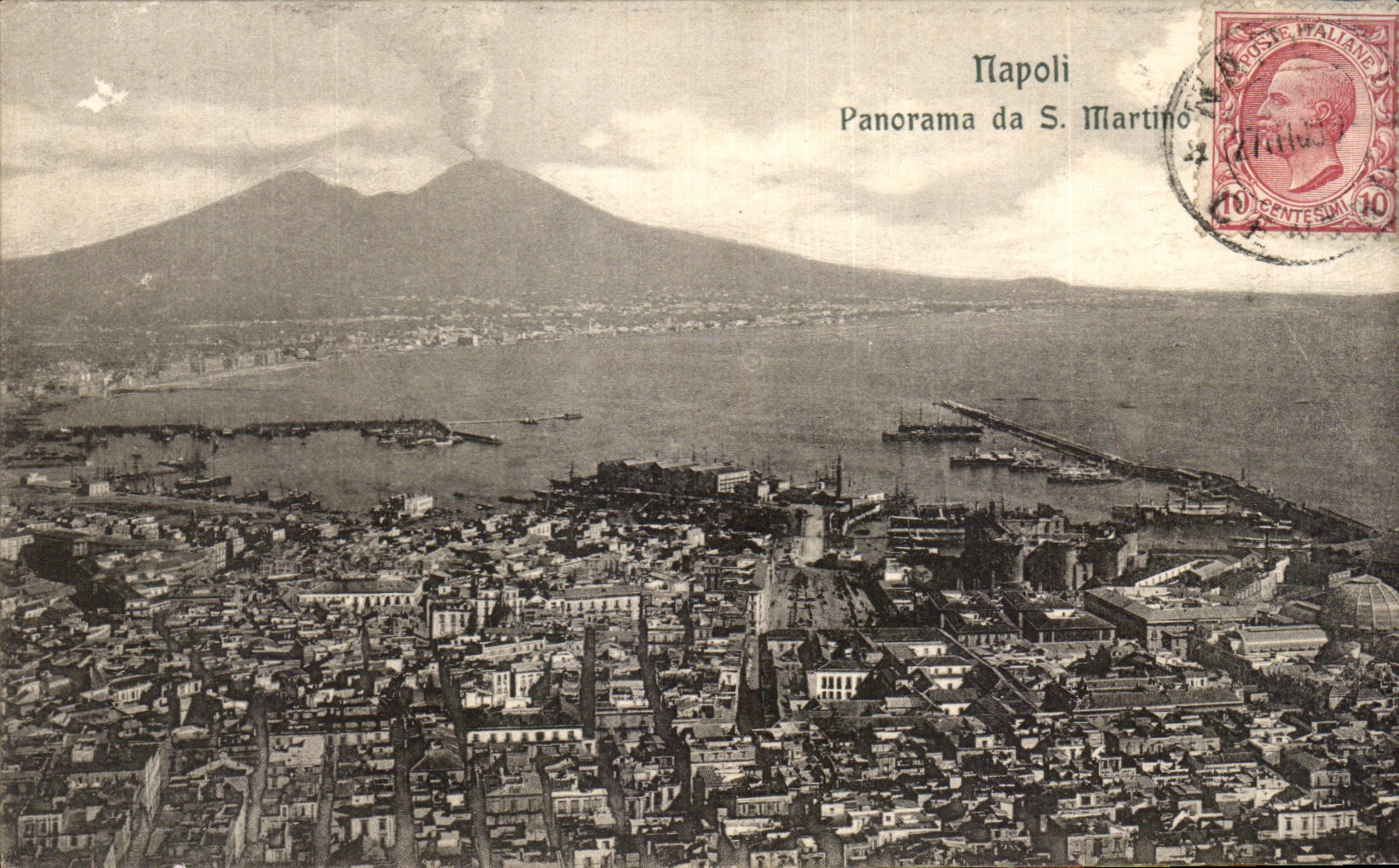 CPA Napoli Panorama da s Marino