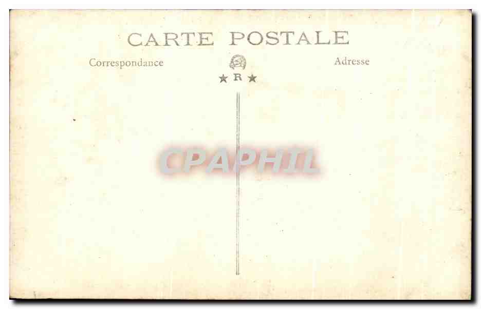CARTE PHOTO Attelage Cheval Paysans Folklore  — Verso