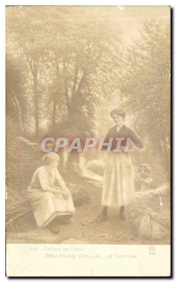 CPA Salons De Paris Bellanger Camille Le Sentier