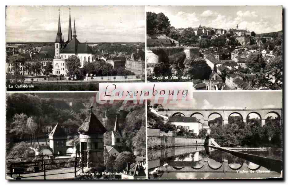 Luxemburg — Panoramablick — Verlag: Kraus