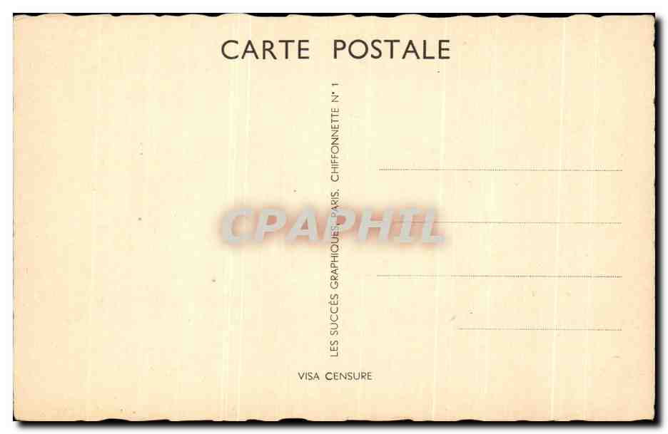 CPA Je Pense a Vous I don't Forget you Femme Chein Militaria — Rückseite