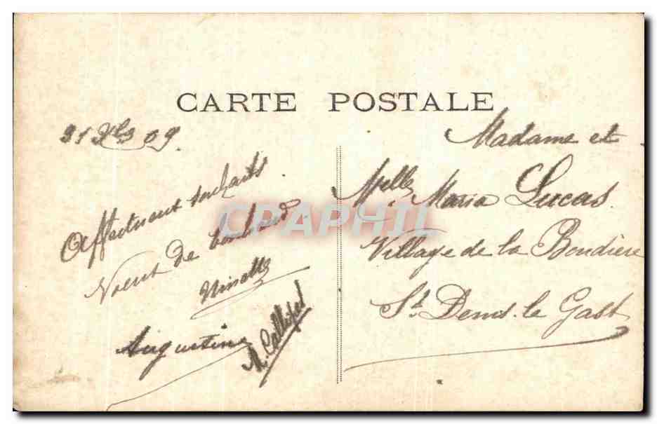 CPA Fantaisie Enfant  — Verso