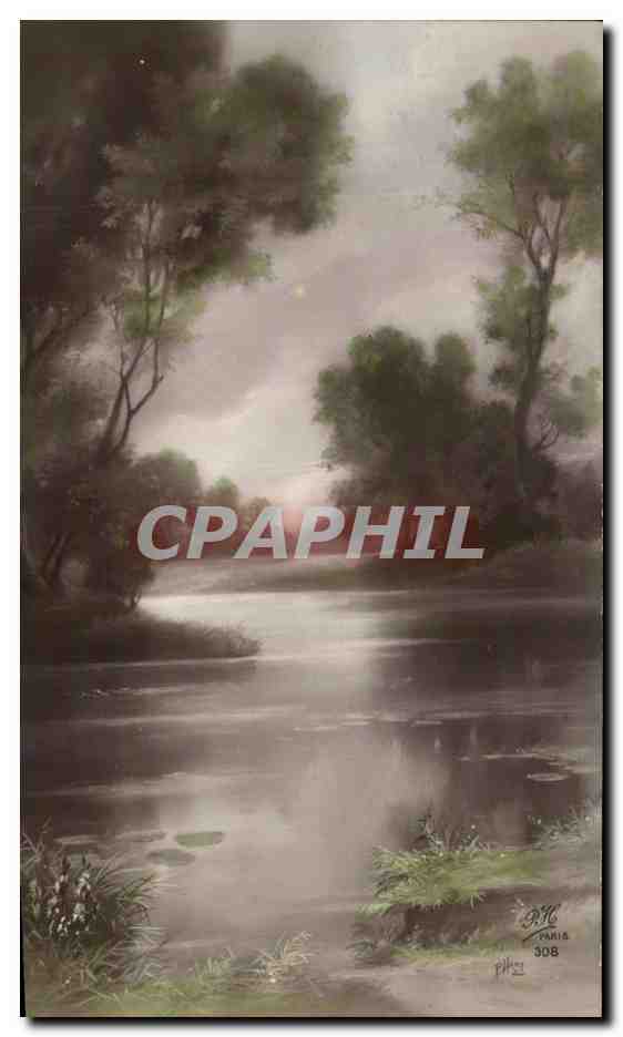 CPA Fantaisie Paysage
