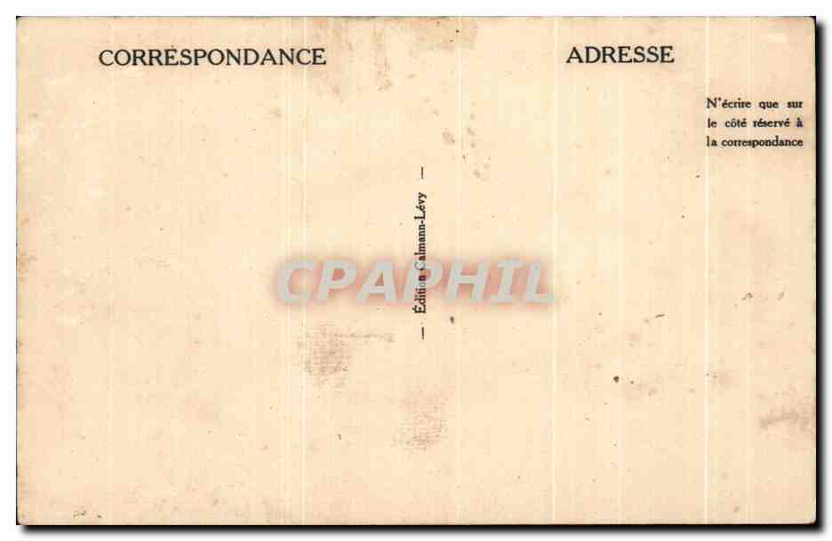 Vintage Postcard Pierre Loti Writer — Back