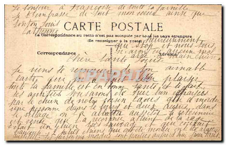 CPA Militaria Drapeaux — Verso