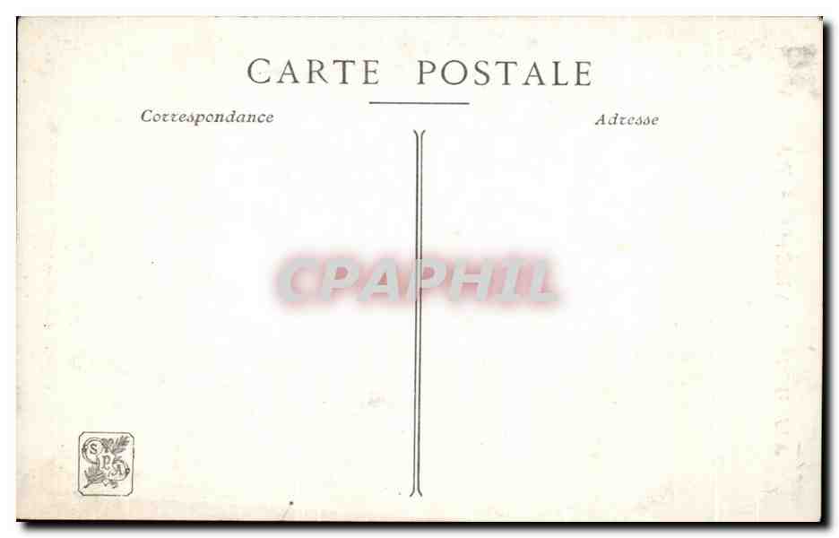 CPA Au Bon Marche Paris Salon des Artisles Francais Francois Brunery L'accident — Verso
