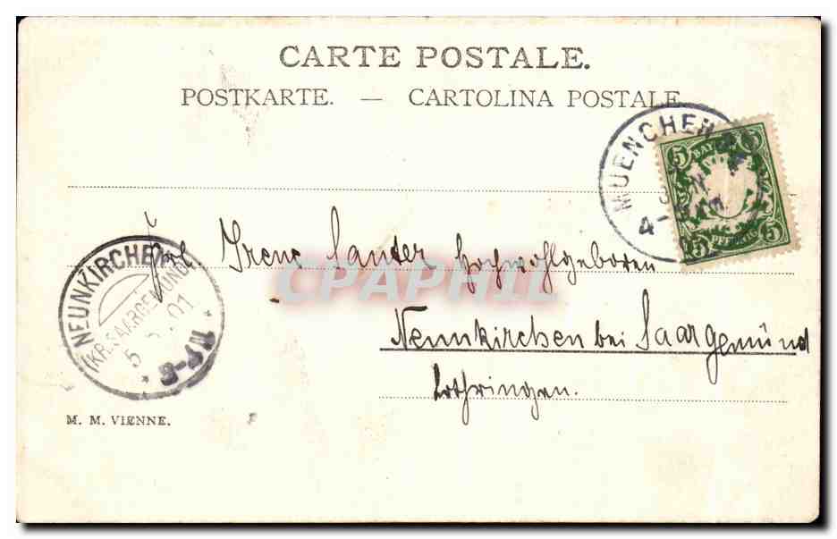 CPA Enfant jouant de la lyre  — Rückseite