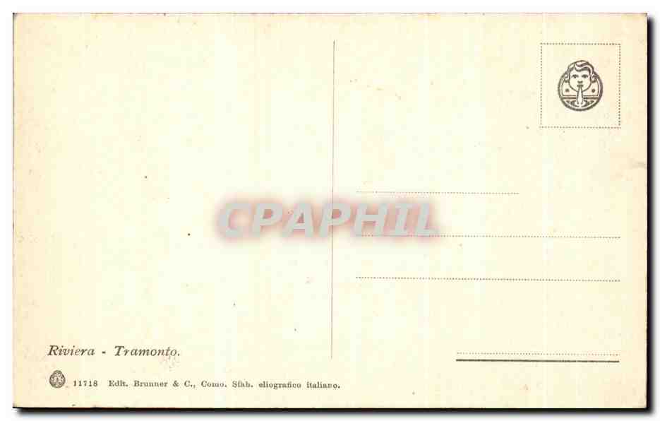 CPA Bordighera — Rückseite