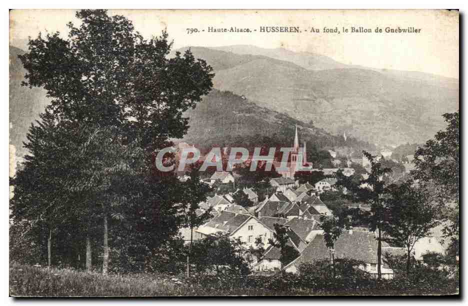 CPA Husseren Au Fond le Ballon de Guebwiller