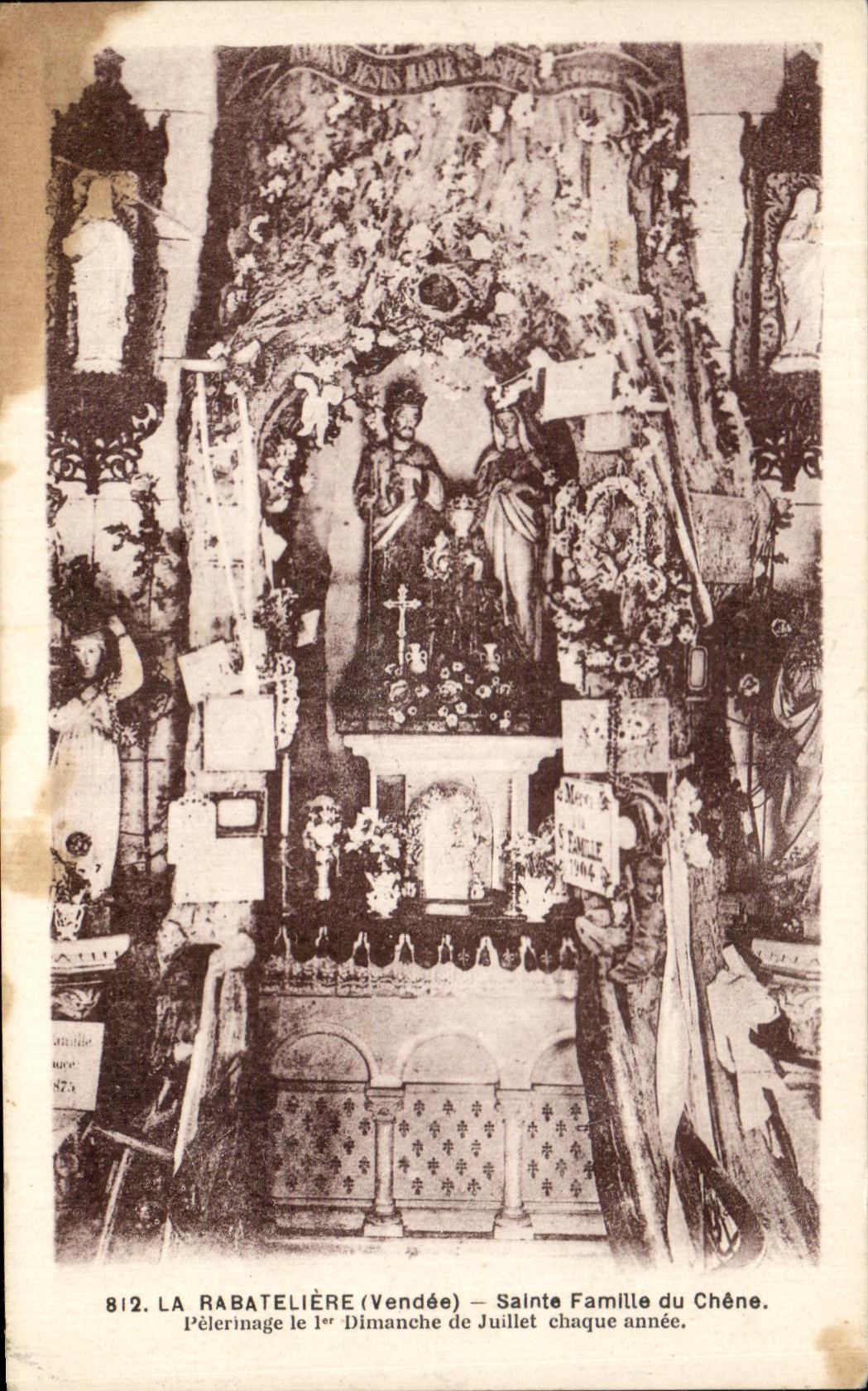 La Rabatelière (Vendée) — Sainte Famille du Chêne — Phototypie Jély-Poupan