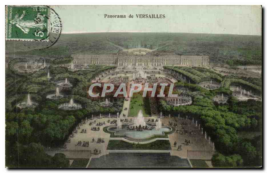 CPA Panorama De Versailles