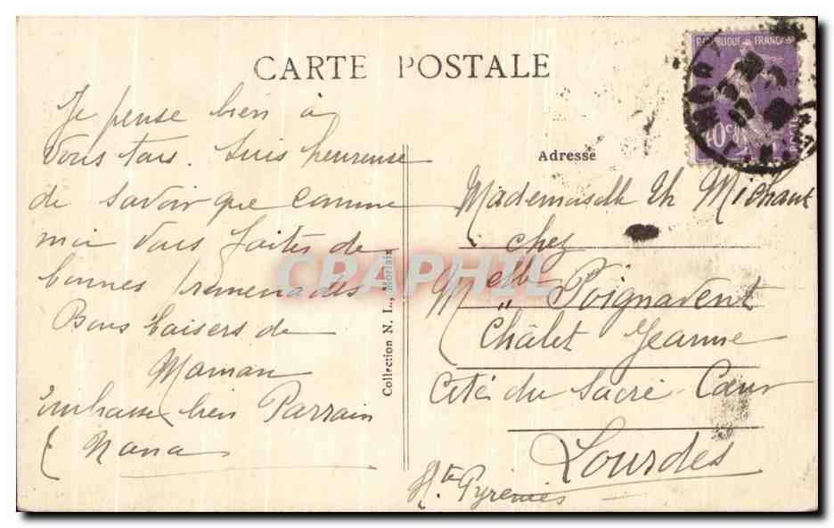 CPA Morlaix Maison de La Reine Anne — Rückseite