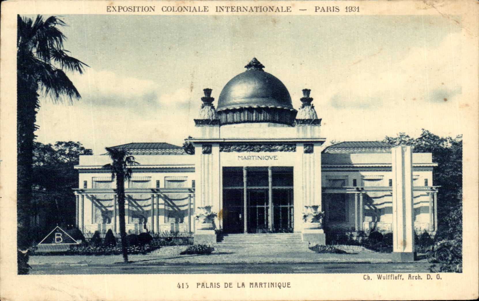 CPA Exposition Coloniale Interanationale Paris 1931 Palais De La Martinique