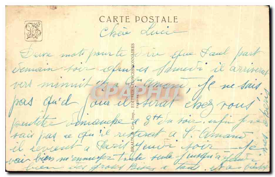 CPA Exposition Coloniale Interanationale Paris 1931 Palais De La Martinique — Rückseite