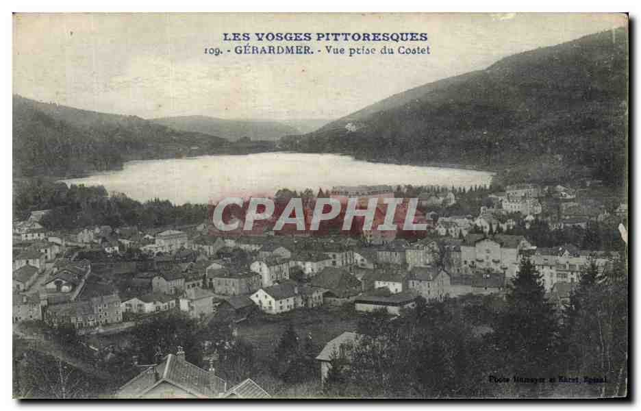 CPA Les Vosges Pittoresques Gerardmer Vue Prise Du Costet