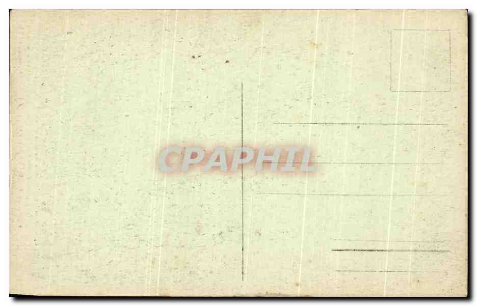 CPA Autour Des Lits Clos Folklore Costume — Verso