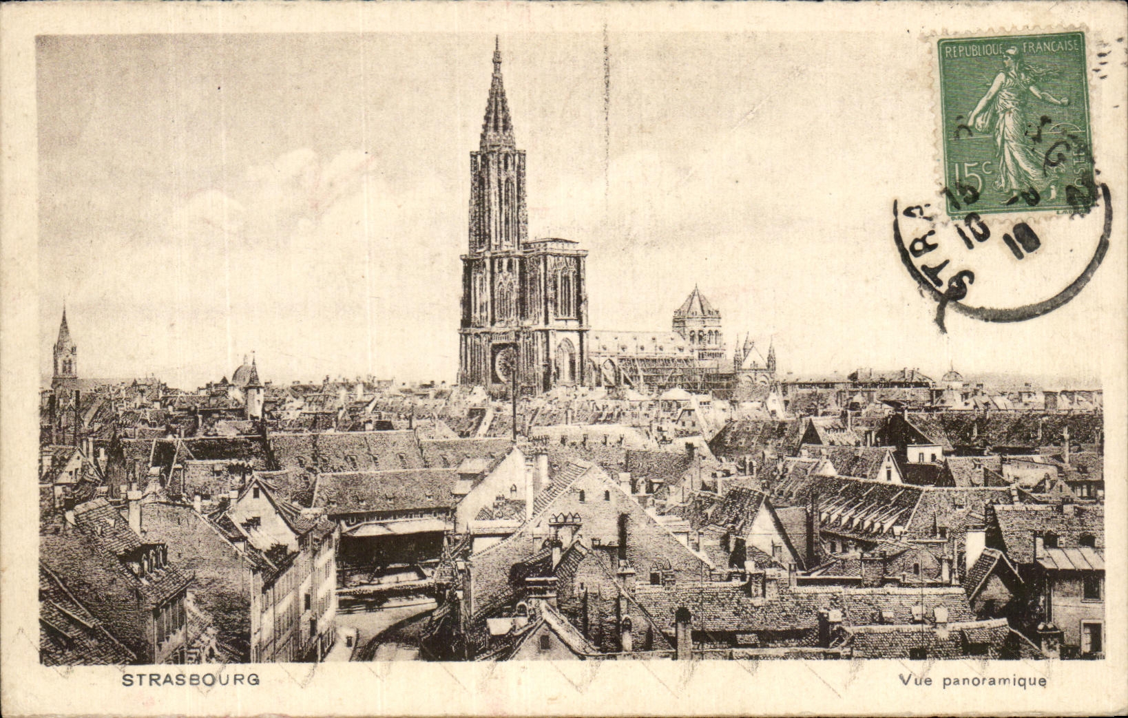 CPA Strasbourg Vue Panoramique
