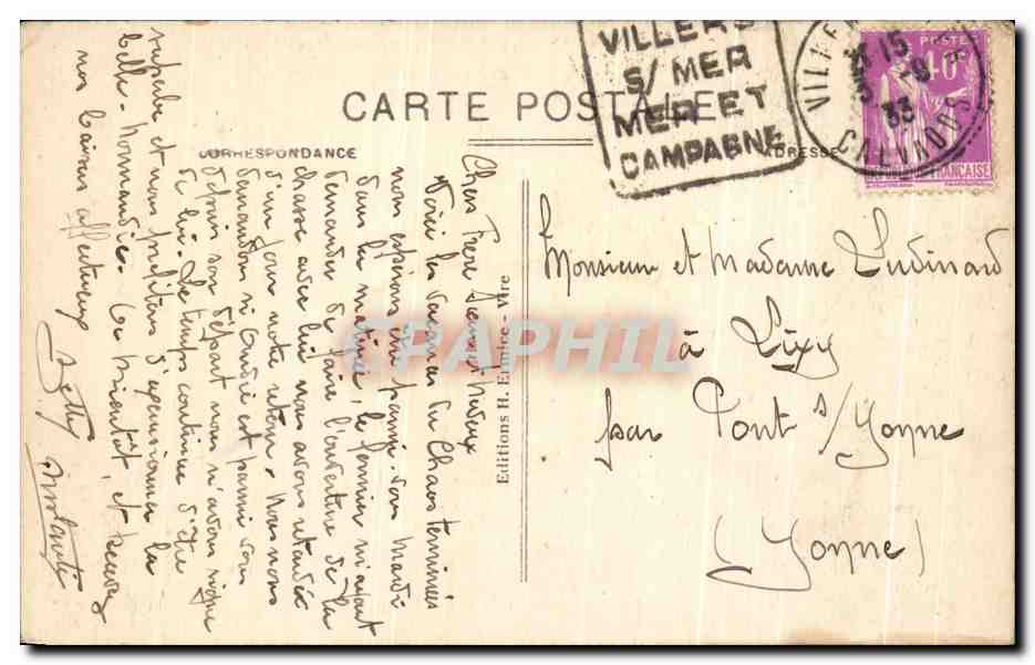 CPA Monologues Humoristiques En Patois Normand Par Henri Ermice Le Gros Cidre — Rückseite
