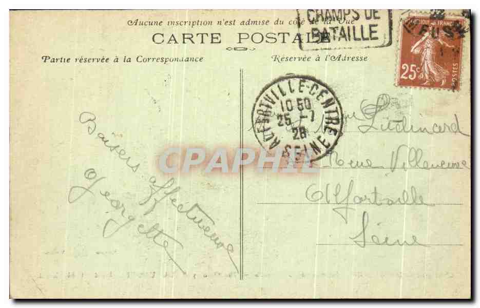 L'Ossuaire de Douaumont — Intérieur de la Chapelle — Édition de Douaumont — Reverso