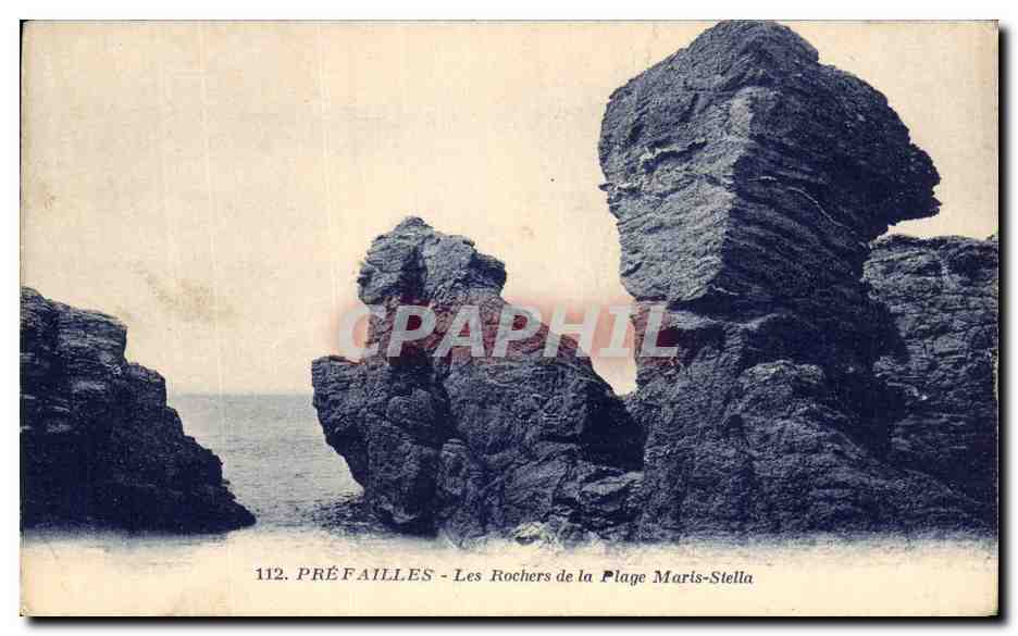 CPA Prefailles Les Rochers de la Plage Maris Stella