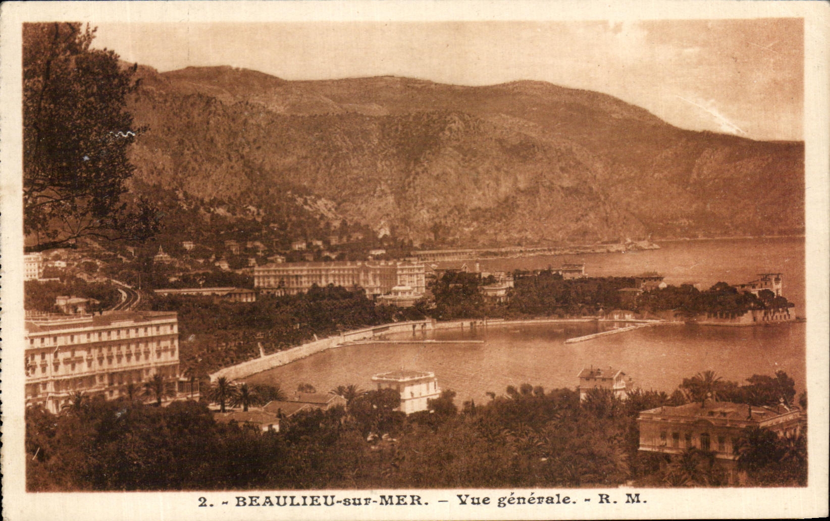 CPA Beaulieu sur Mer Vue generale