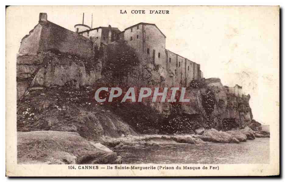 CPA La Cote D'Azur Cannes Ile Sainte marguerite Prison du masque de fere