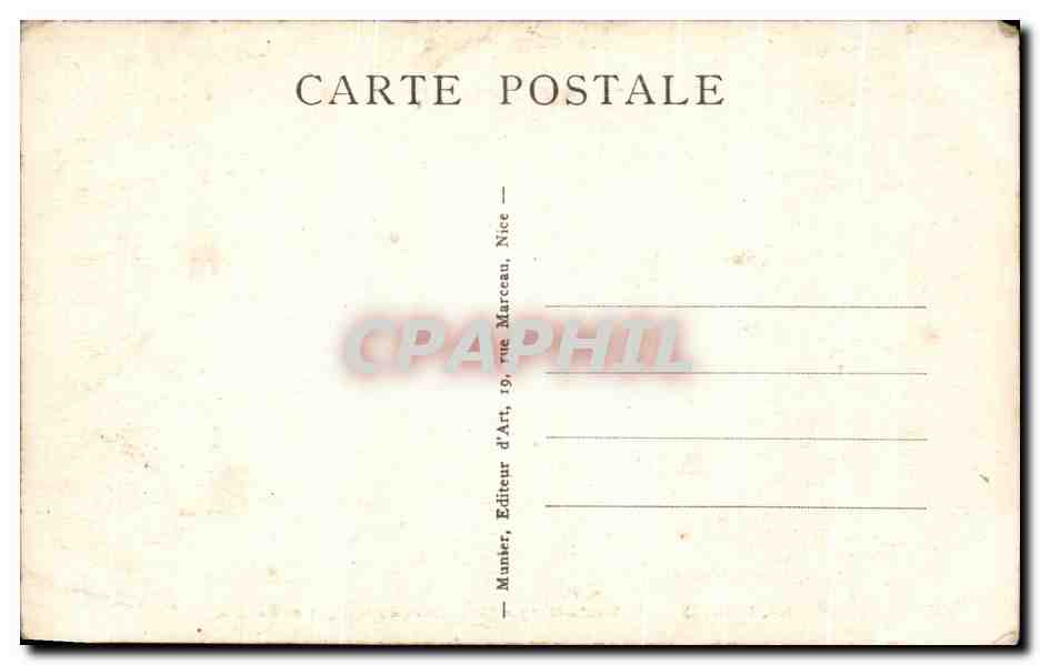 CPA La Cote D'Azur Cannes Ile Sainte marguerite Prison du masque de fere — Rückseite