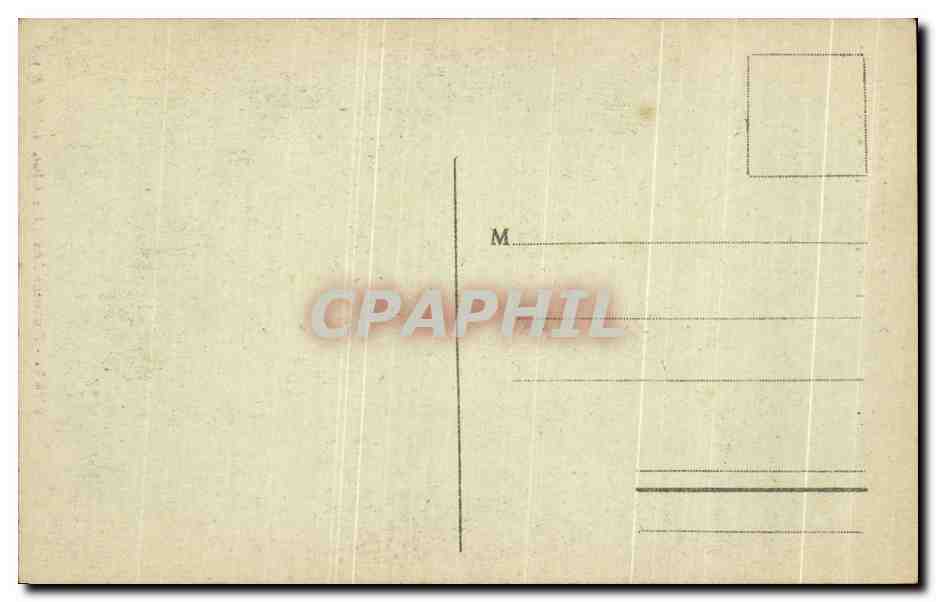 CPA Autour des Lits Clos Folklore costume — Verso