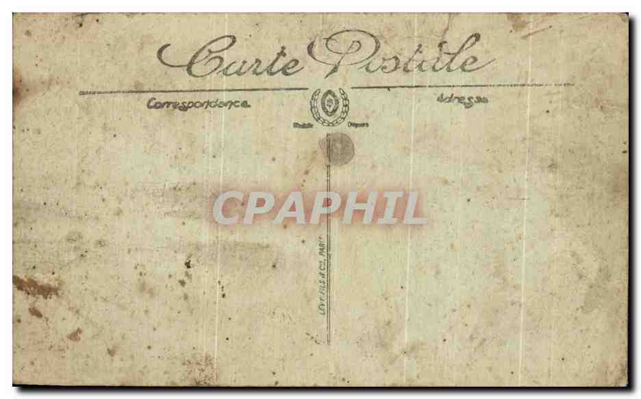 CPA La Signature de la Paix de la Grande Guerre Versailles Galerie des Glaces La Table historique — Verso