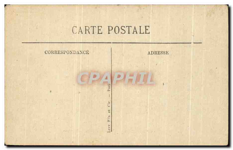 CPA Palais de Versailles facade cote de la Terrasse — Verso