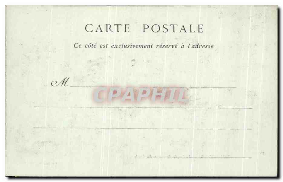 CPA Toulouse Voute de la Cour du Lycee — Verso
