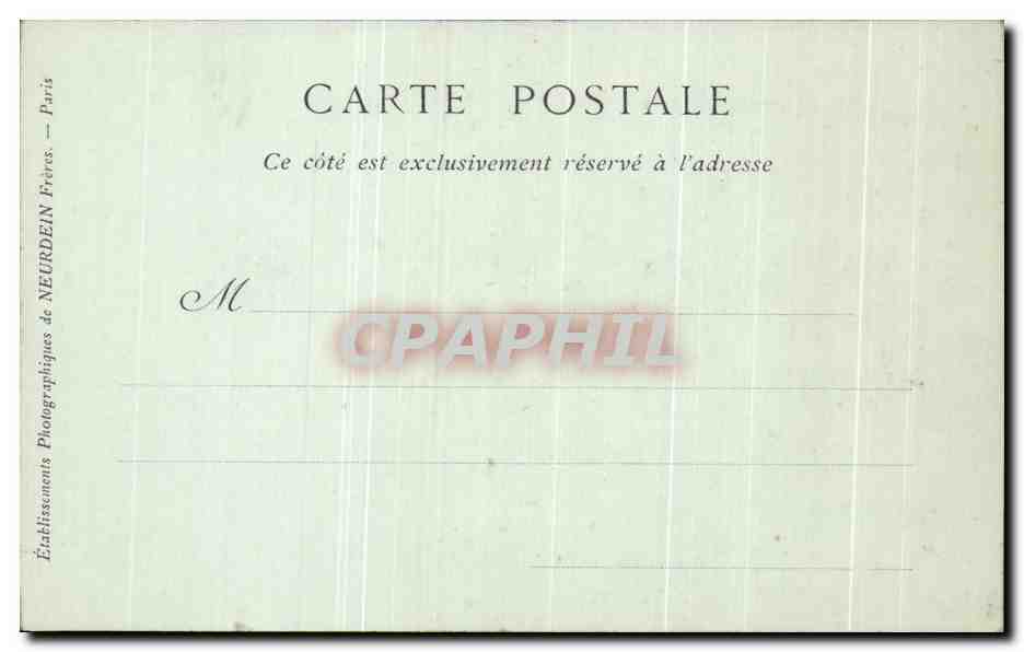 CPA Toulouse Porte d'Entree du Lycee  — Verso