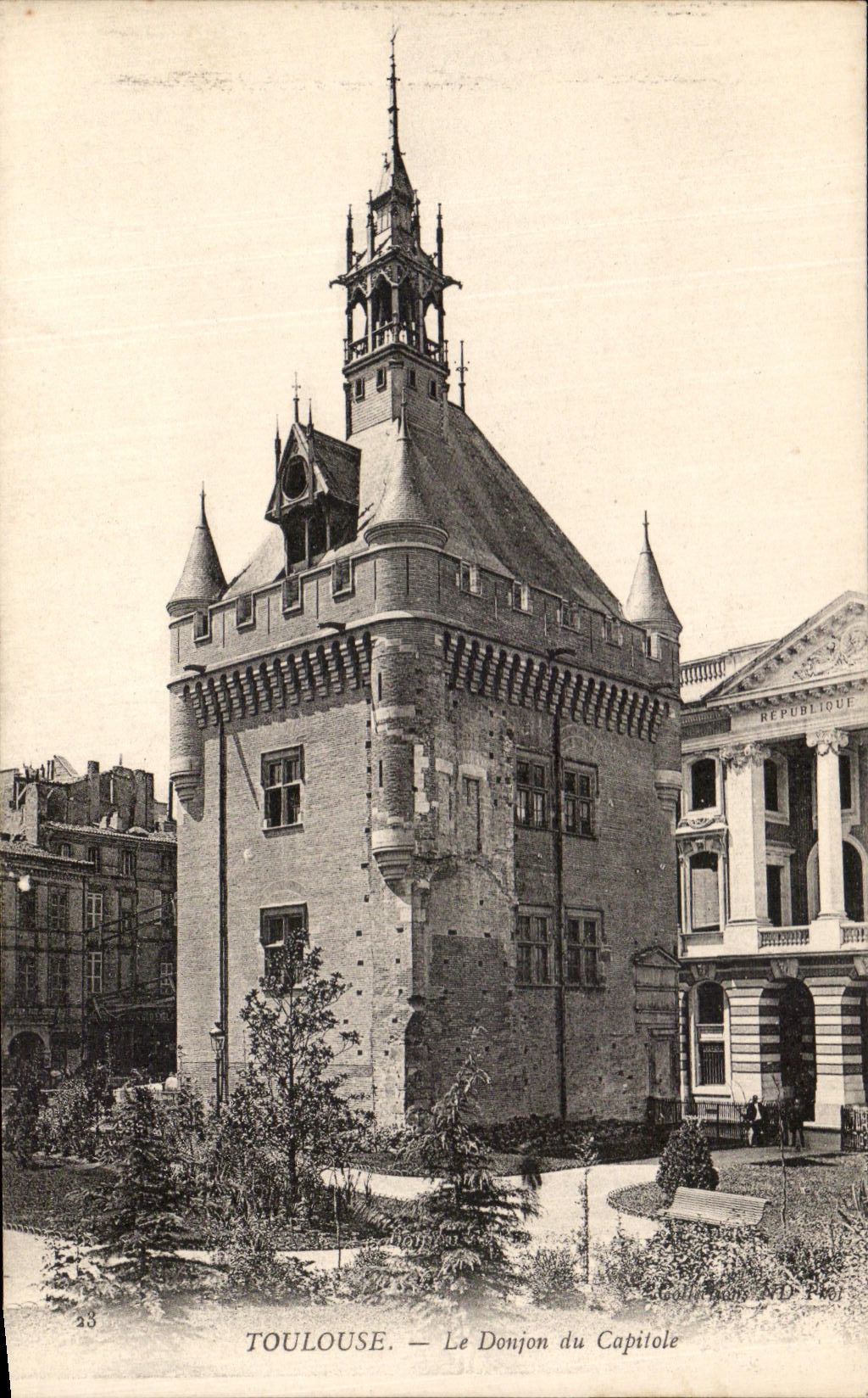 Toulouse — Le Donjon du Capitole — Éditeur ND 1901