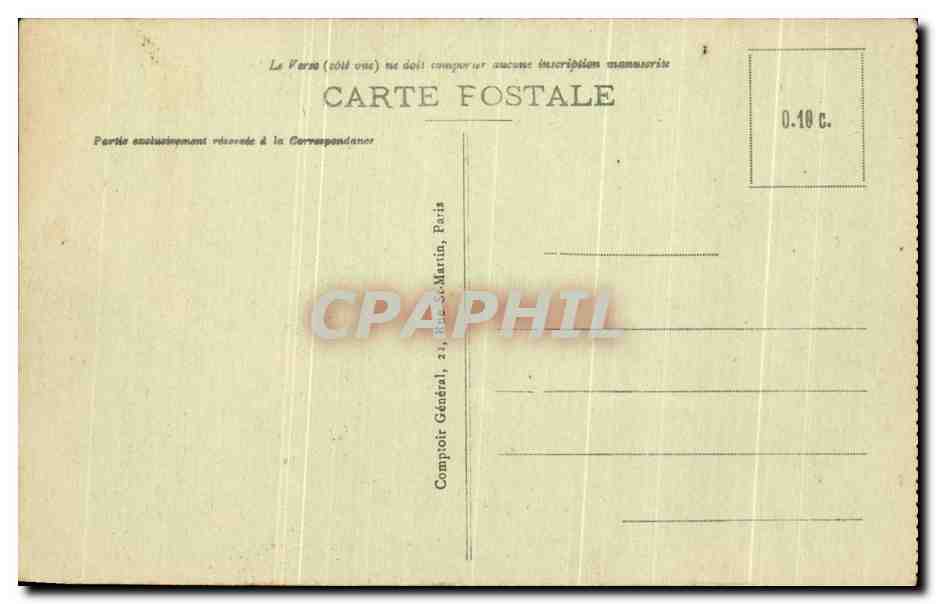 Souain — View of the Military Cemetery — Edition Plomion, papeterie, Snippes, n°376 — Back