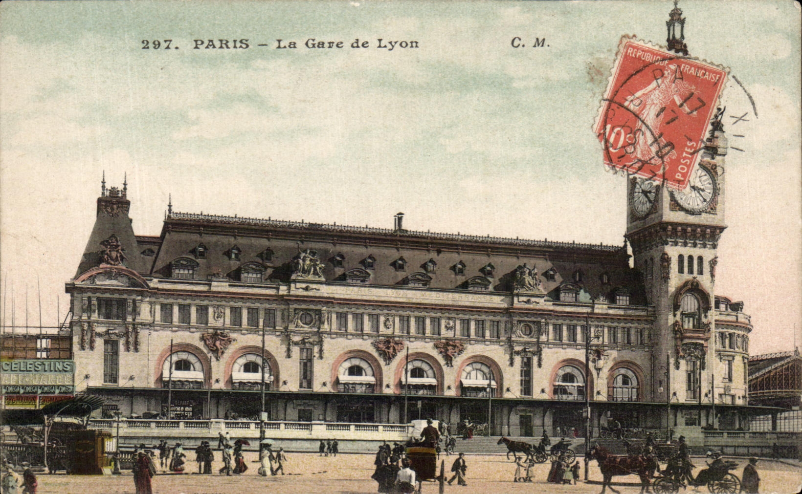 CPA Paris La Gare De Lyon