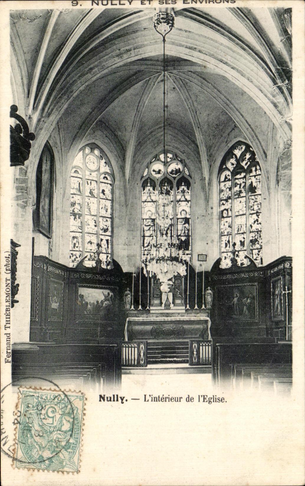 CPA Nully Et Ses Environs Nully L'Interieur De L'Eglise