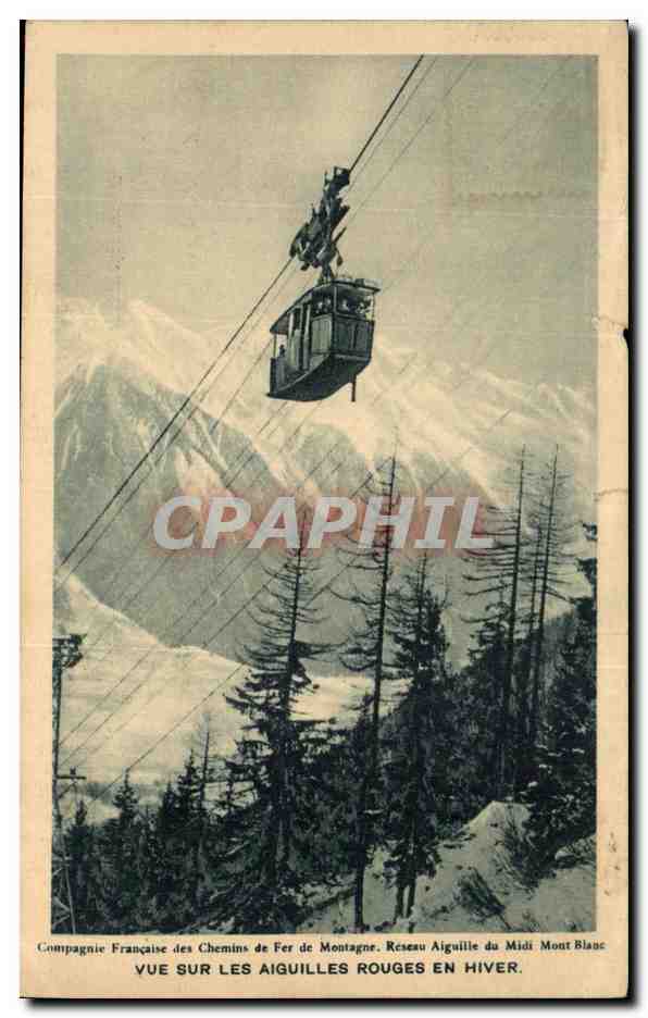 CPA Vue Sur Les Aiguilles Rouges En Hiver