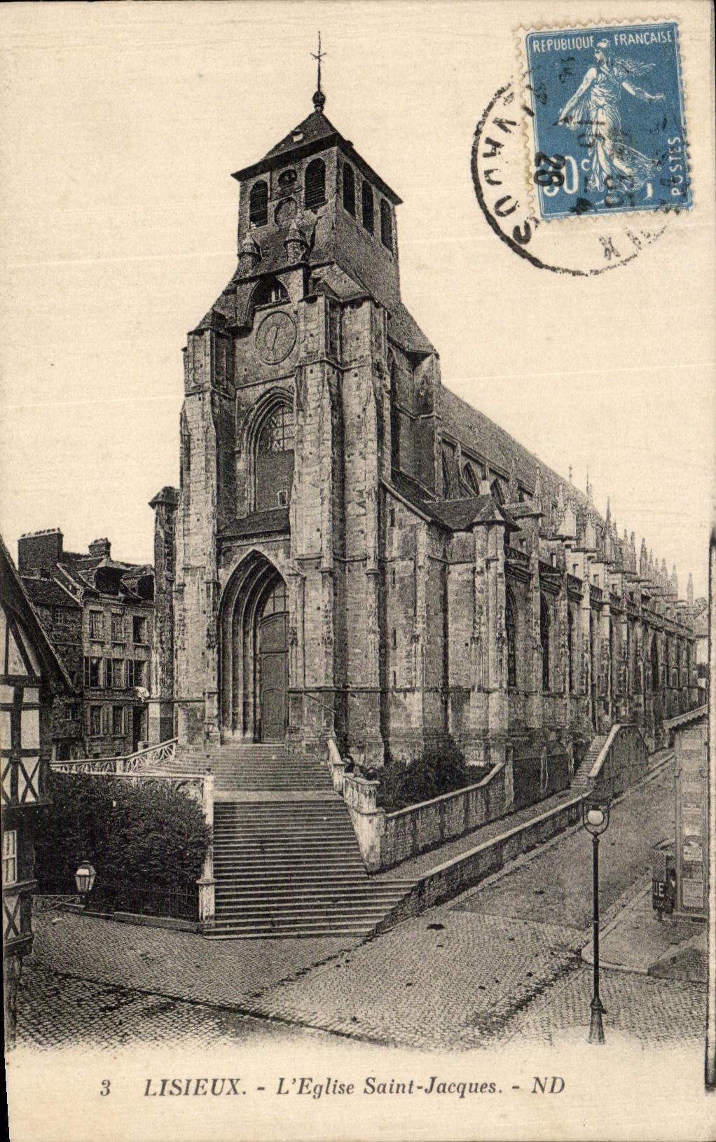 CPA Lisieux L'Eglise Saint Jacques