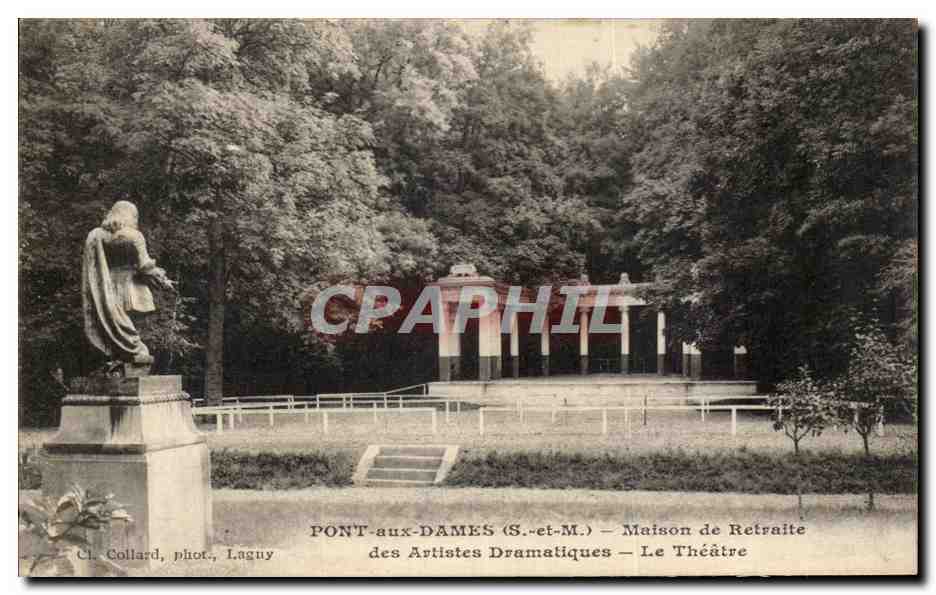 PONT-aux-DAMES (S.-et-M.) — Maison de Retraite des Artistes Dramatiques — Le Théâtre