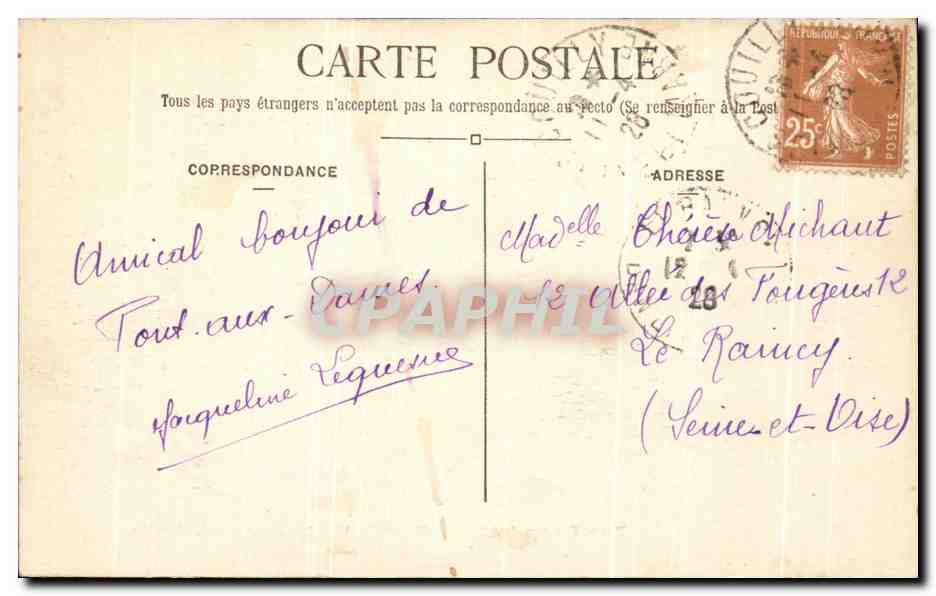 PONT-aux-DAMES (S.-et-M.) — Maison de Retraite des Artistes Dramatiques — Le Théâtre — Reverso