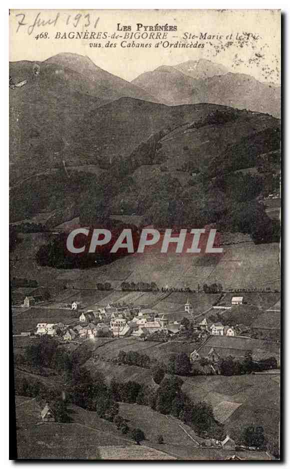 Bagnères-de-Bigorre — Ste-Marie and the Pic d'Ordincèdes — The Pyrenees