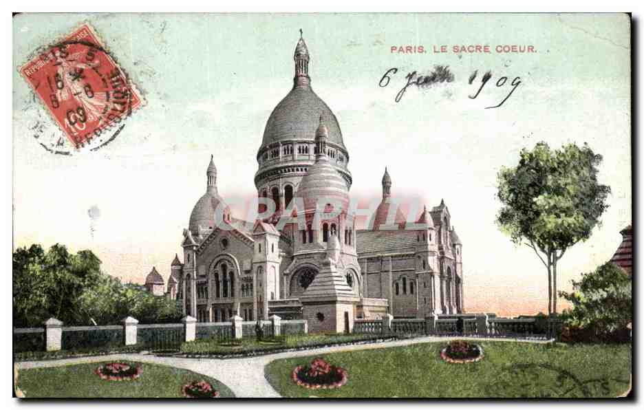 CPA Paris Le Sacre Coeur Montmartre