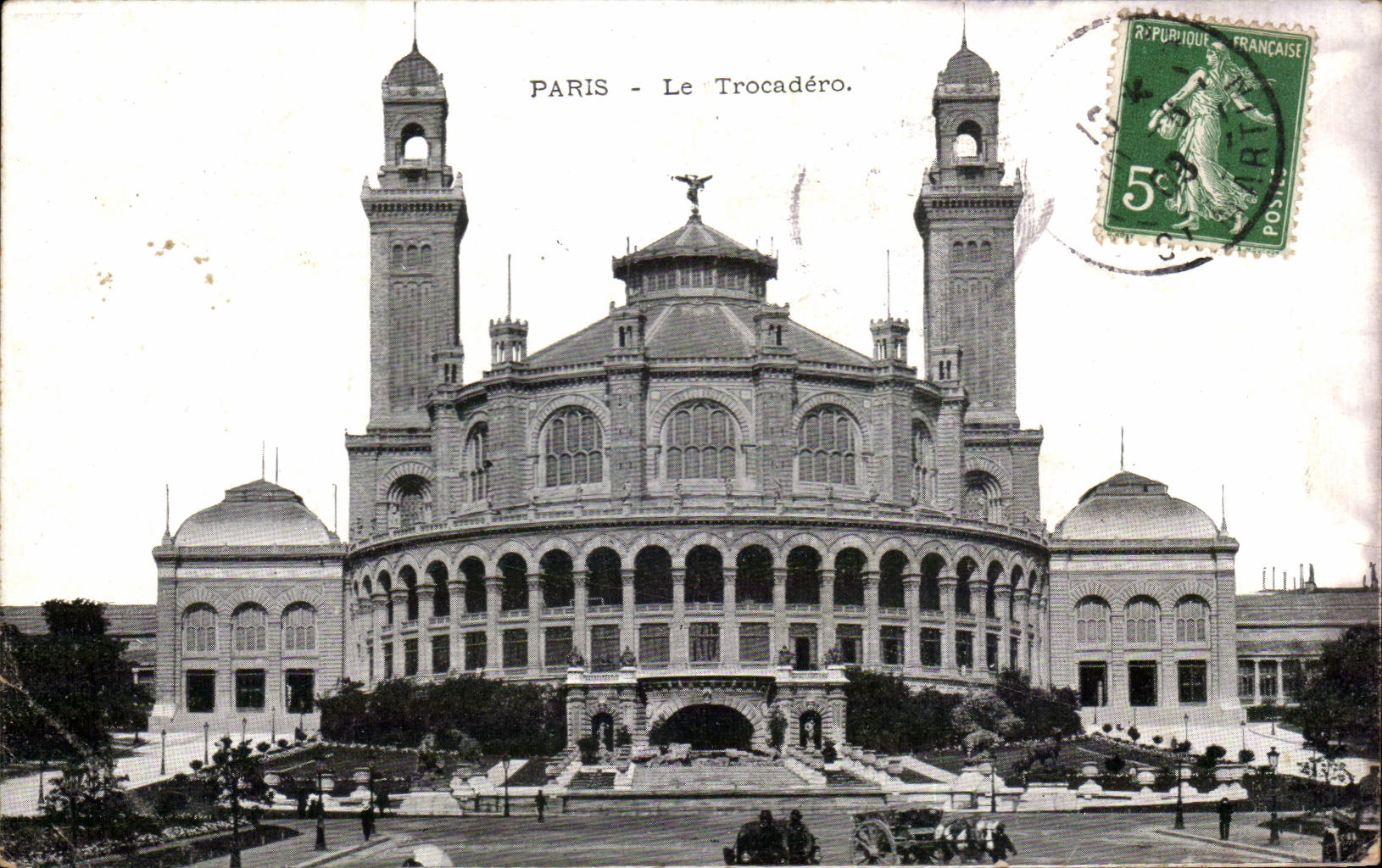 CPA Paris Le Trocadero