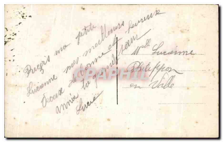 CPA Fantaisie Femme  — Verso