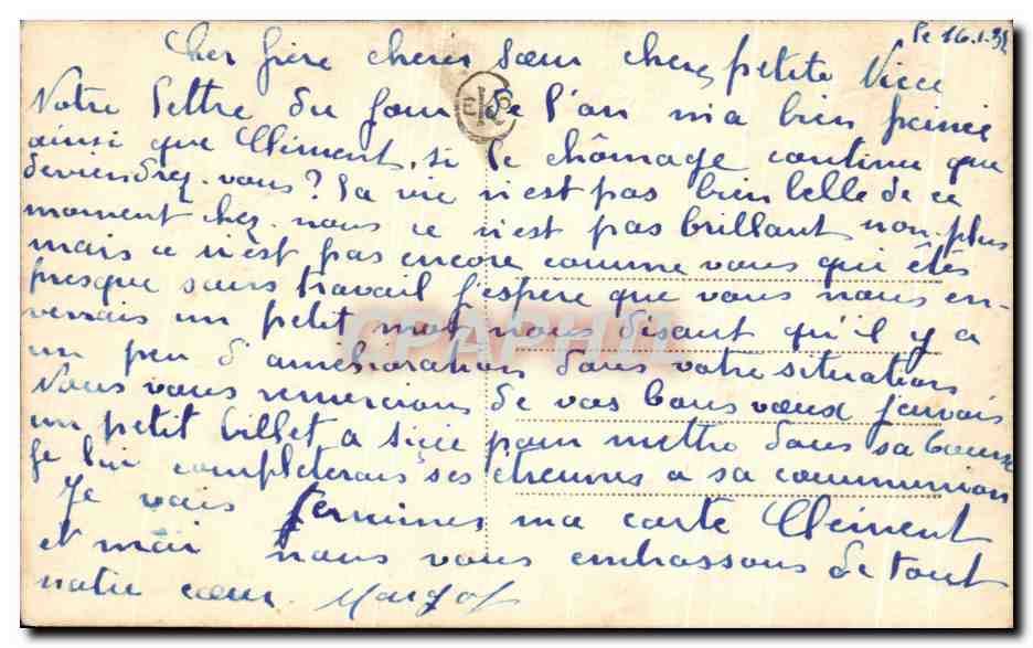 CPA Fantaisie Enfant Poupee — Rückseite