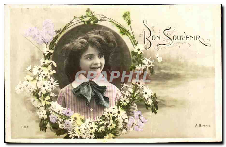 CPA Fantaisie Enfant Bon Souvenir