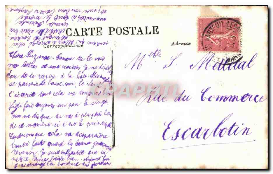 CPA Fantaisie Enfants — Verso