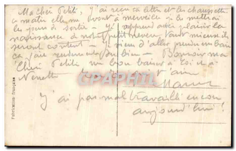 CPA Un Nouveau briquet Militaria — Verso