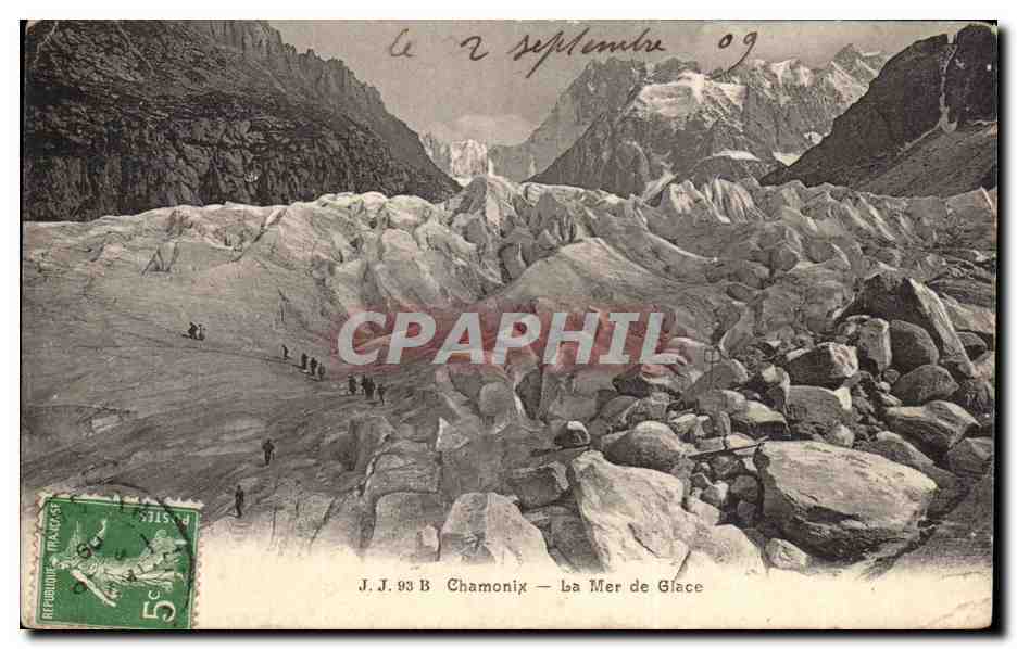 CPA Chamonix La Mer de Glace Alpinisme